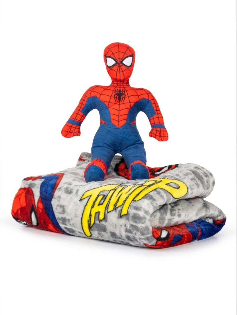 Spiderman Throw & Plush Hugger Set